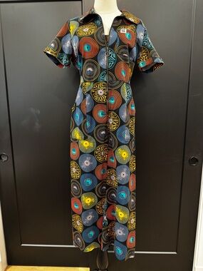 Lucy & Yak Ragan Jumpsuit in Cotton Remix UK 12/US 8 - Like New